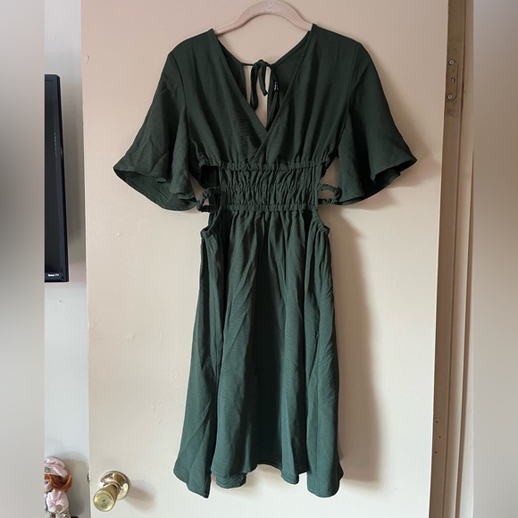 SHEIN Dresses & Skirts - 🌸 Dress by Shein with flared sleeves and see-through on each side